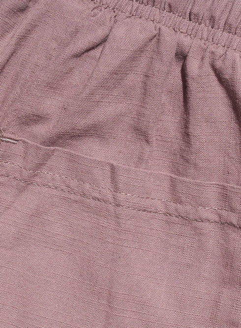 Coffee linen Pant - Khotwh